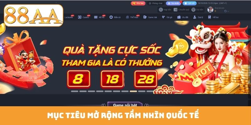 Mục tiêu mở rộng tầm nhìn quốc tế