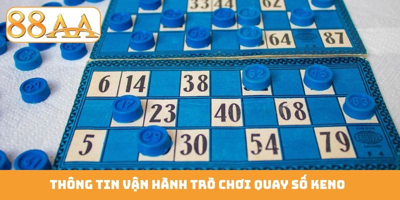 Thông tin vận hành trò chơi quay số Keno