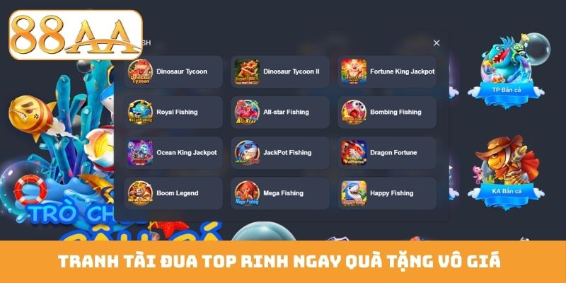 Tranh tài đua top rinh ngay quà tặng vô giá